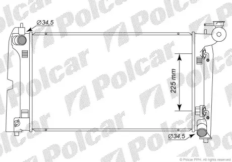 Автозапчасть POLCAR 8113085