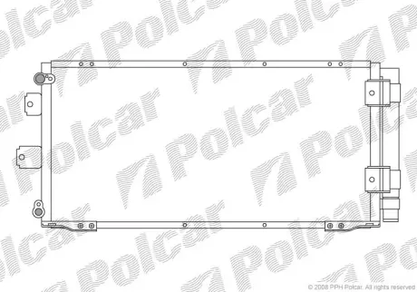 Радиаторы кондиционера POLCAR 8113K8C1