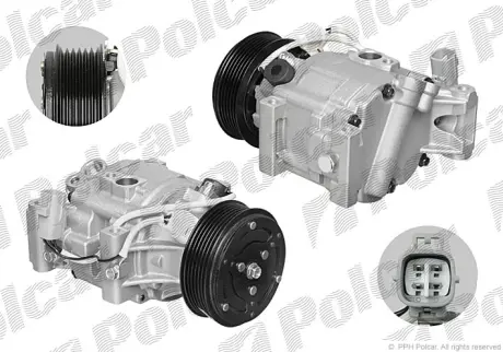 Компрессор кондиционера POLCAR 8114KS-1
