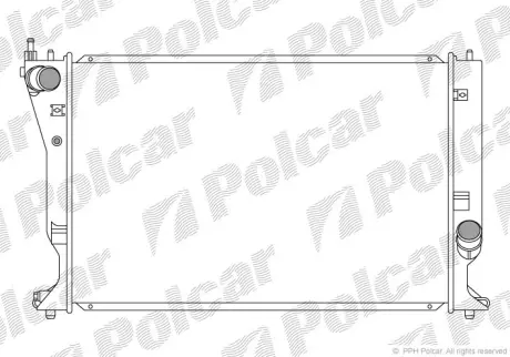 Радиаторы охлаждения POLCAR 8115081K