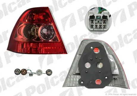 Фонарь задний POLCAR 8115872E