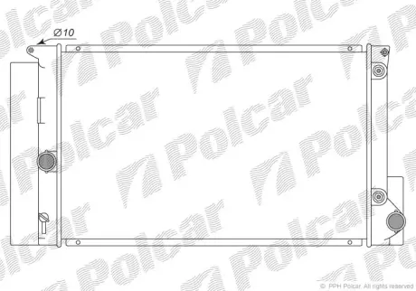 Радиаторы охлаждения POLCAR 811608-2