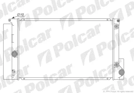 Радиаторы охлаждения POLCAR 8116082K