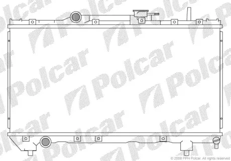 Радиаторы охлаждения POLCAR 8122081