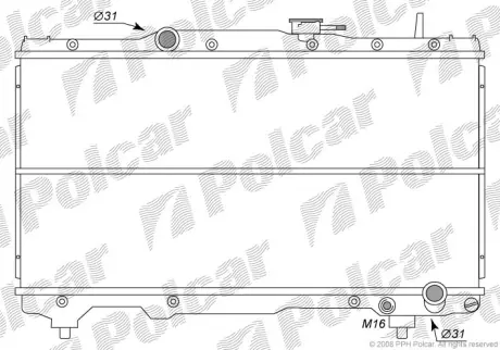 Радиаторы охлаждения POLCAR 812208-2