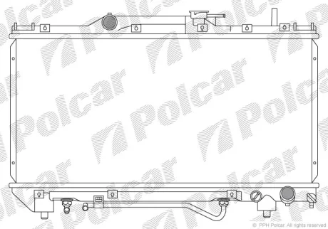 Радиаторы охлаждения POLCAR 8122084