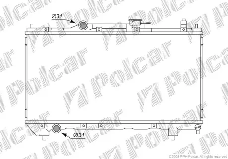 Радиаторы охлаждения POLCAR 812308-1