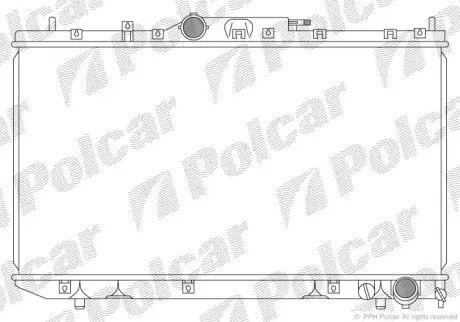Радиаторы охлаждения POLCAR 8124084