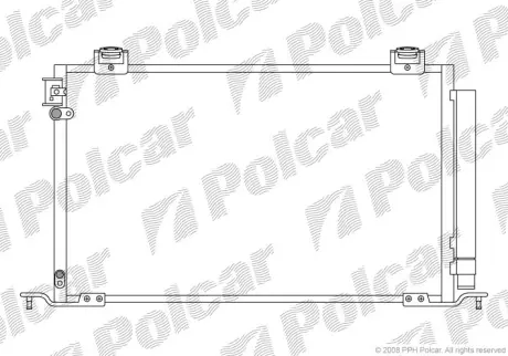 Радиаторы кондиционера POLCAR 8125K8C1
