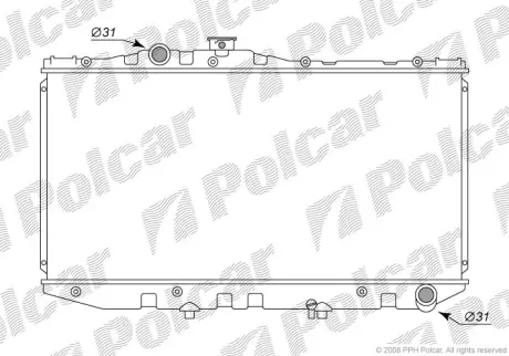 Радиаторы охлаждения POLCAR 813008-1