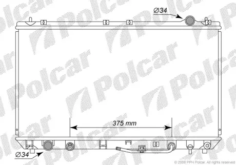 Радиаторы охлаждения POLCAR 813508-4