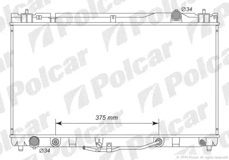 Радиаторы охлаждения POLCAR 813708-3