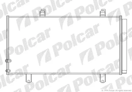 Радиаторы кондиционера POLCAR 8138K81K