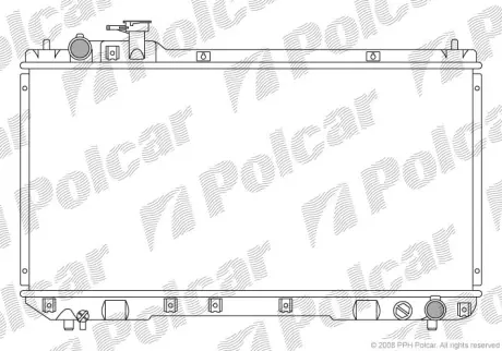 Радиаторы охлаждения POLCAR 814408-2