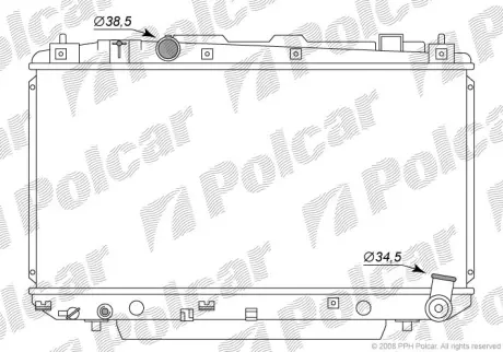 Радиаторы охлаждения POLCAR 8146081K