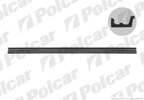 Молдинг бампера POLCAR 814807-5