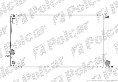 Радиаторы охлаждения POLCAR 8148081K