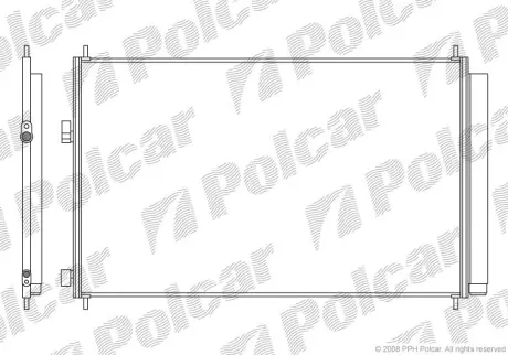 Радиаторы кондиционера POLCAR 8148K81K