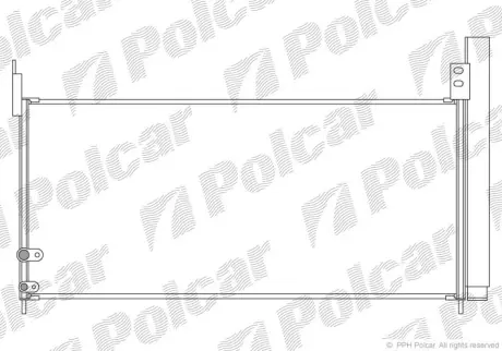Радиаторы кондиционера POLCAR 8162K82K
