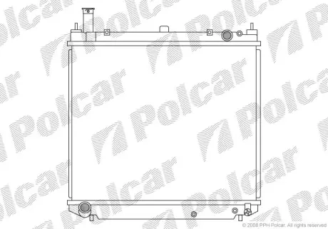 Радиаторы охлаждения POLCAR 816508-3