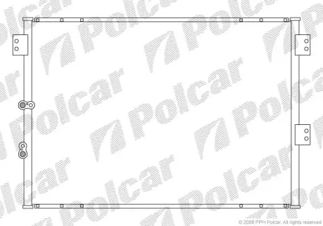 Радиаторы кондиционера POLCAR 8166K8C1