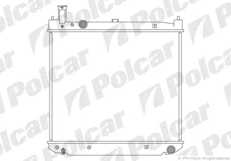 Радиаторы охлаждения POLCAR 816708-1