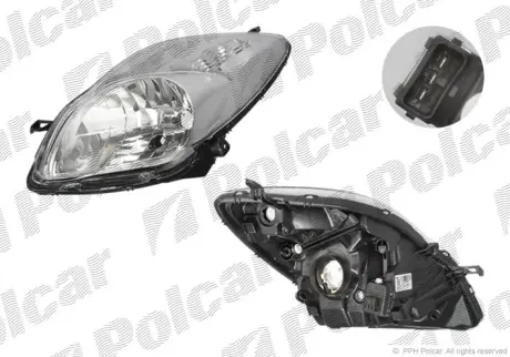 Фара основная POLCAR 8172100E