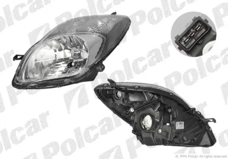 Фара основная POLCAR 8172103E