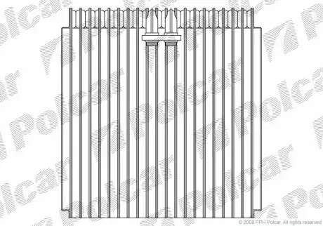 Випарник кондиціонера Polcar POLCAR 8176P81