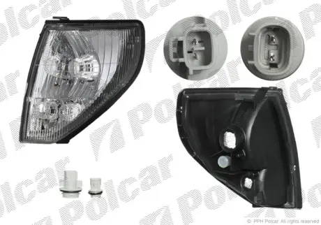 Поворот передний с габаритом POLCAR 8177193E