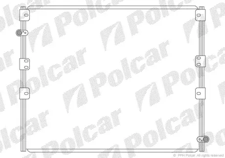 Радиаторы кондиционера POLCAR 8177K81K