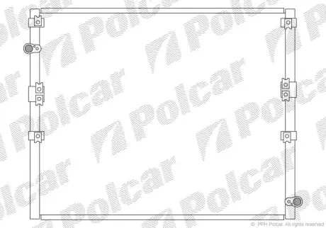 Радиаторы кондиционера POLCAR 8177K8C1