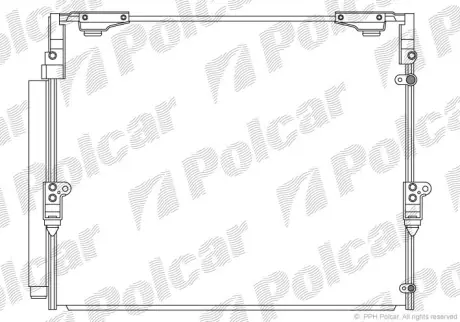 Радиаторы кондиционера POLCAR 8184K81K