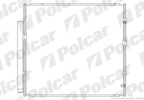 Радиаторы кондиционера POLCAR 8184K82K