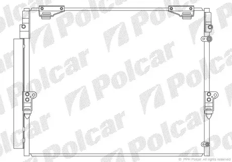 Радиаторы кондиционера POLCAR 8184K8C1