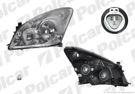 Фара основная POLCAR 818610-E