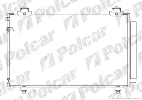 Радиаторы кондиционера POLCAR 8186K81K