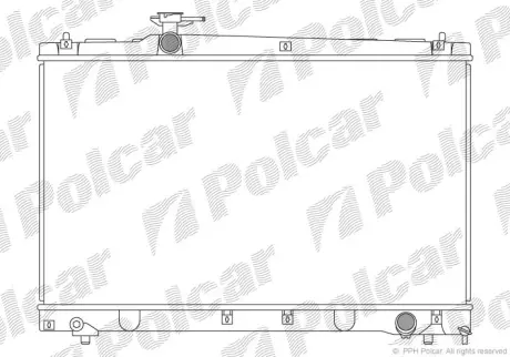 Радиаторы охлаждения POLCAR 8187082