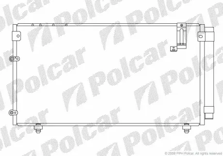 Радиаторы кондиционера POLCAR 8187K81K