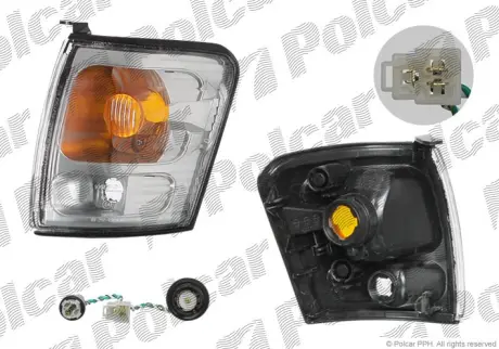 Поворот передний с габаритом POLCAR 819019-E