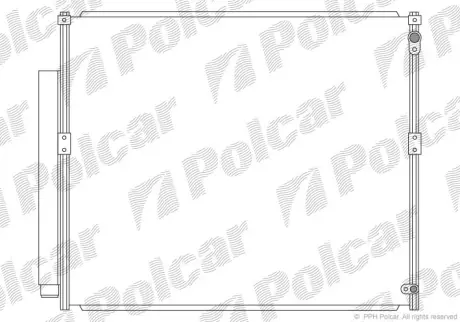 Радиаторы кондиционера POLCAR 8191K81K