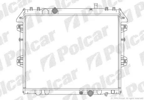 Радиаторы охлаждения POLCAR 819208-6