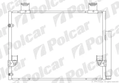 Радиаторы кондиционера POLCAR 8192K81K