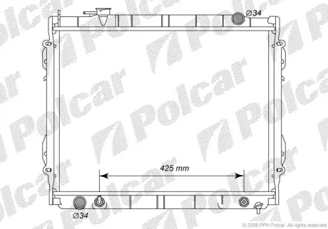 Радиаторы охлаждения POLCAR 819708-1