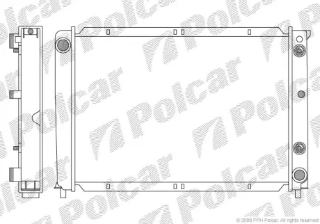 Радиаторы охлаждения POLCAR 903108-5