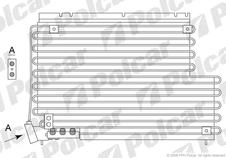 Радиаторы кондиционера POLCAR 9032K8B4