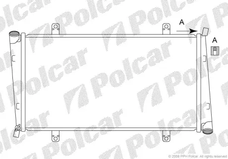 Радиаторы охлаждения POLCAR 904008-4
