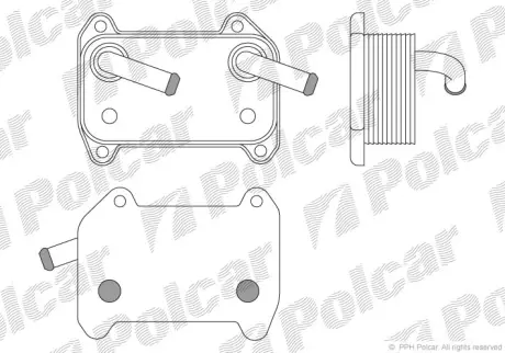 Радиаторы масла POLCAR 9040L81X