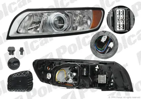 Фара основная POLCAR 904310-E