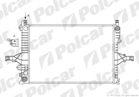 Радиаторы охлаждения POLCAR 908008-1